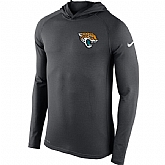 Men's Jacksonville Jaguars Nike Charcoal Stadium Touch Long Sleeve Hooded Performance T-Shirt,baseball caps,new era cap wholesale,wholesale hats